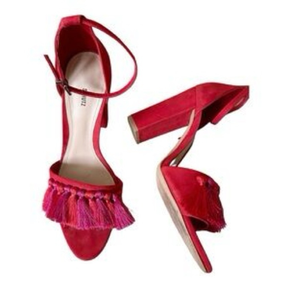 Schutz Detty Tassel Heels